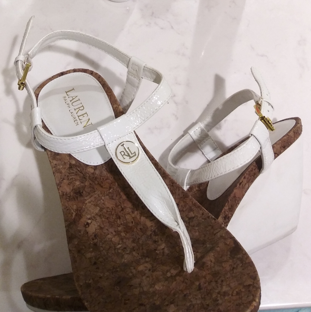 - Ralph Lauren Ralph Reeta T-Strap Heels Shoes Women's 9B